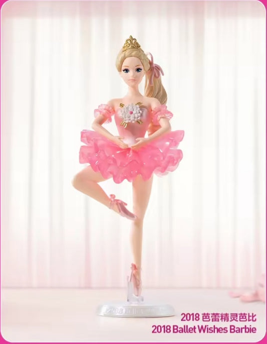 Original Popmart Barbie Fashion Series "2018 Ballet Wishes Barbie" Doll dll tys