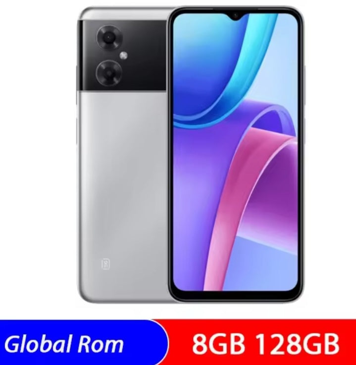 Xiaomi Redmi Note 11R Global Version Silver Smartphone Facial Recognition & Fingerprint Unlock Function Dust Water & Scratch Resistant HD Screen Super/Fast Charging Smartphone (RAM 8GB+128GB ROM). smp