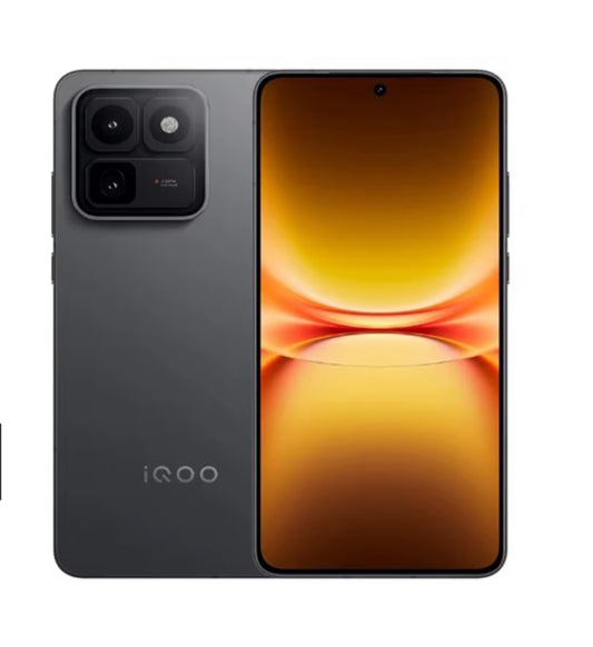 Vivo Iqoo 15T 5G Chinese Version Black Smartphone Dust Water & Scratch Resistant HD Screen Super/Fast Charging Smartphone (RAM 12GB+256GB ROM). smp