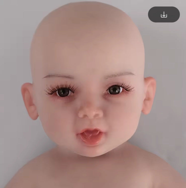 Herpinker Full Body Silicone Reborn (25cm painted 0.6kg) Doll tys dll