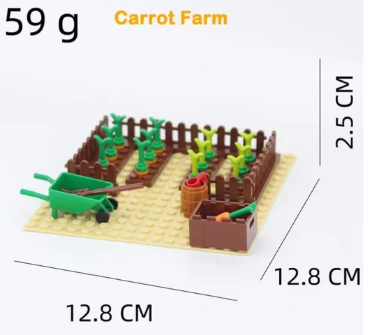 Carrot Farm Building Blocks Set Toys tys bbs