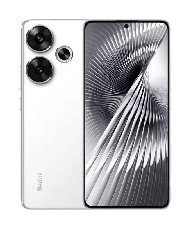 Xiaomi Redmi Turbo 3 5G Chinese Version White Smartphone Facial Recognition & Fingerprint Unlock Function Dust Water & Scratch Resistant HD Screen Super/Fast Charging (RAM 12GB+512GB ROM) Smartphone. smp