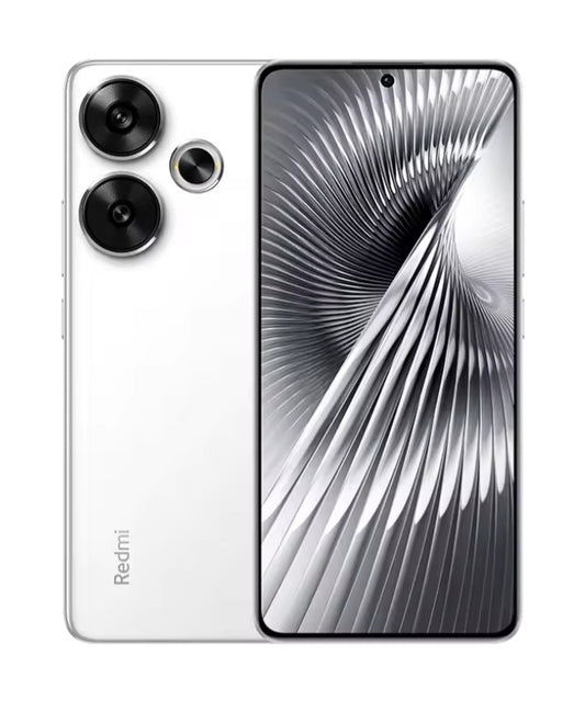 Xiaomi Redmi Turbo 3 5G Global Version White Smartphone Facial Recognition & Fingerprint Unlock Function Dust Water & Scratch Resistant HD Screen Super/Fast Charging (RAM 12GB+256GB ROM) Smartphone. smp
