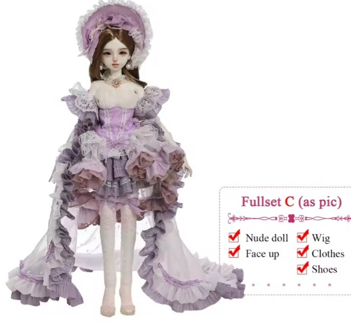 Shuga Fairy JOYBJD Moni Doll Garnet Body European Classical Style Princess Fullset Doll dll tys
