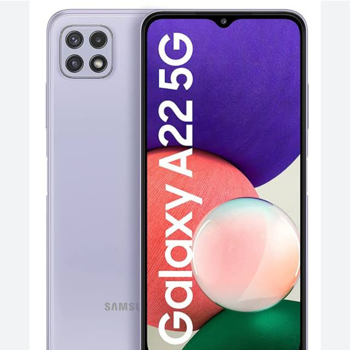Samsung Galaxy A22 5G Global Version Randomly Selected Color Smartphone Dust Water & Scratch Resistant HD Screen Super/Fast Charging Smartphone (RAM 4GB+128GB ROM). smp