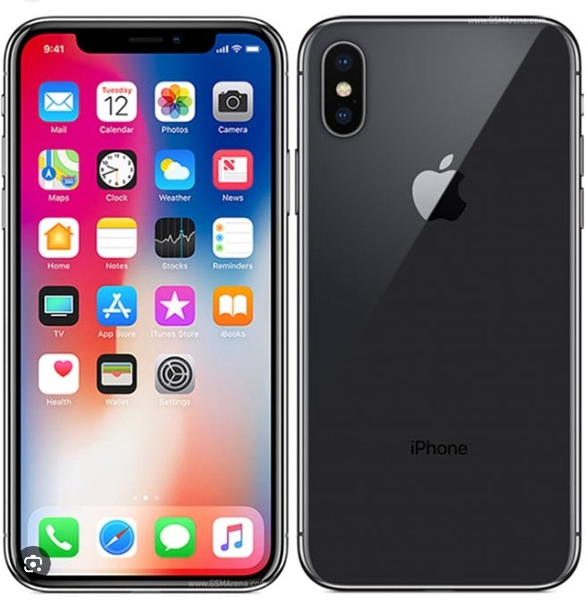 Apple iPhone XS Max Smartphone Facial Recognition Function Dust Water & Scratch Resistant HD Screen Super/Fast Charging (512GB ROM) (Black) Smartphone smp