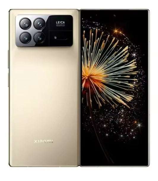 Xiaomi Mix Fold3 Chinese Version Gold Smartphone Facial Recognition & Fingerprint Unlock Function Dust Water & Scratch Resistant HD Screen Super/Fast Charging (RAM 12GB+256GB ROM) Smartphone. smp flip