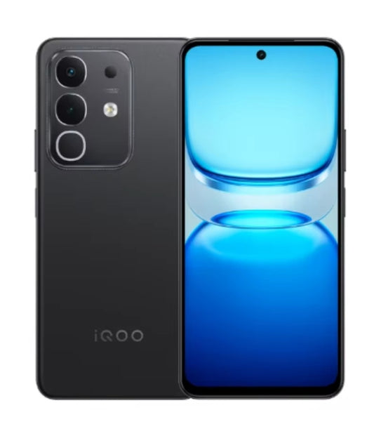Vivo Iqoo Z10x 5G Smartphone Chinese Version Facial Recognition & Fingerprint Unlock Function Dust Water & Scratch Resistant HD Screen SuperVooc Fast Charging (RAM 12GB+512GB ROM) (Black) Smartphone smp