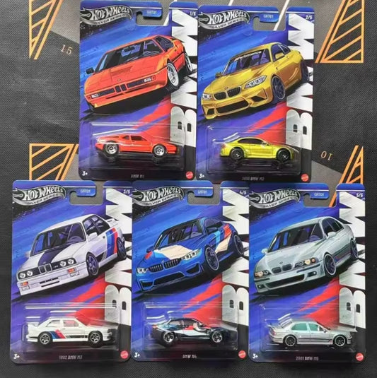 Hot Wheels 2025 BMW Silver Series "A St Of 5 BMW" Toy Cars tys crs
