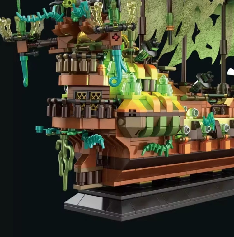 2025 Flying Dutchman Ghost Ship Building Blocks Set Toys tys bbs