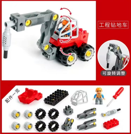 Construction Vehicle Building Blocks Set Toys tys bbs