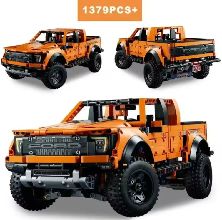 2025 Technic-Style Pickup Truck Building Set tys bbs crs