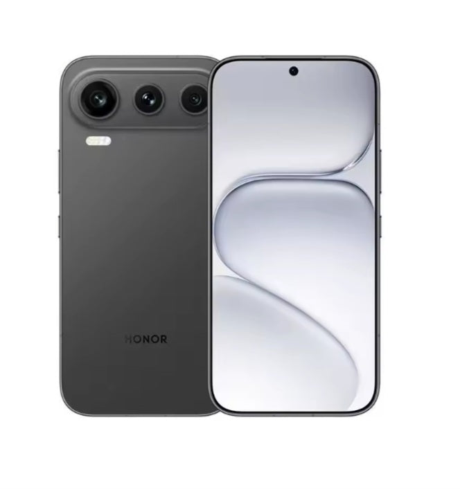 Honor 600 Pro China Version Black Smartphone Dust Water & Scratch Resistant HD Screen Super/Fast Charging Smartphone (RAM 12GB+256GB ROM). smp