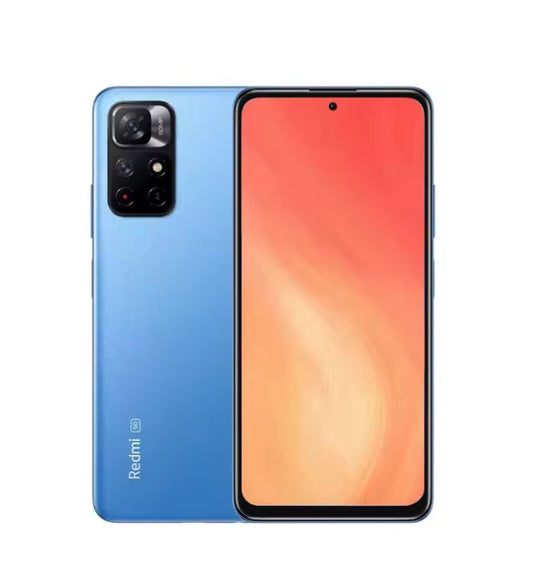 Xiaomi Redmi Note 11 5G Global Version Blue Smartphone Facial Recognition & Fingerprint Unlock Function Dust Water & Scratch Resistant HD Screen Super/Fast Charging Smartphone (+128GB TF Card)smp