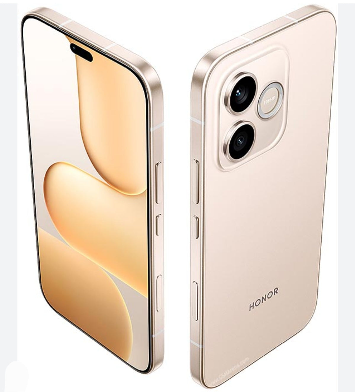 Honor 600 Lite UK Version Gold Smartphone Dust Water & Scratch Resistant HD Screen Super/Fast Charging Smartphone (RAM 8GB+256GB ROM). smp