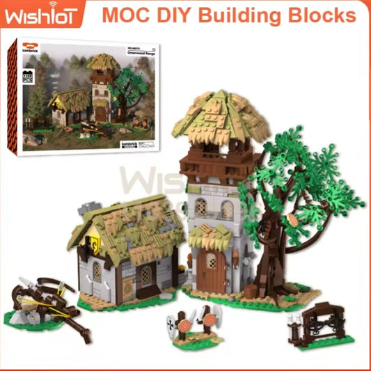 Children's Green Forest Building Blocks Set Toys tys bbs