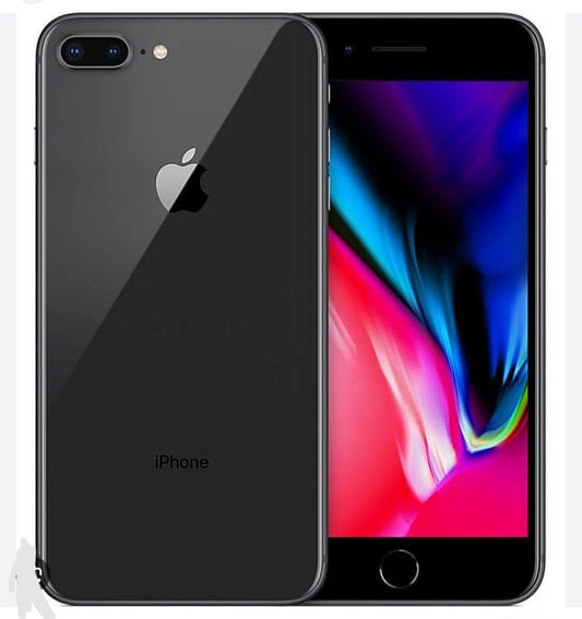 Apple iPhone 8 Plus 4G LTE Smartphone Fingerprint Unlock Function Dust Water & Scratch Resistant HD Screen Super/Fast Charging (256GB ROM) (Black) Smartphone + FREE Earphones. smp