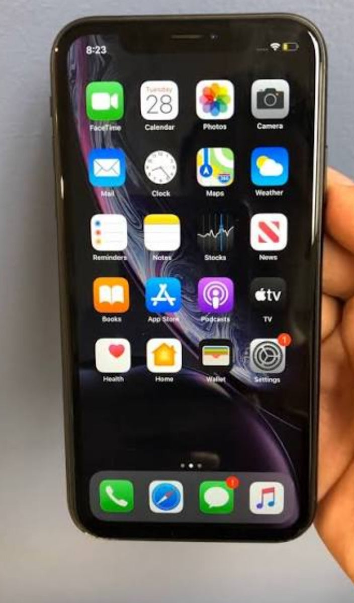 Apple iPhone XR Smartphone Facial Recognition Function Dust Water & Scratch Resistant HD Screen Super/Fast Charging (128GB ROM) (Red) Smartphone + FREE Earphones. smp