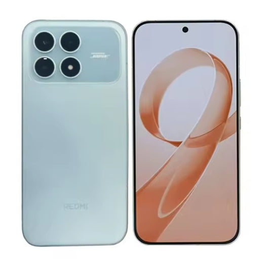 Xiaomi Redmi K90 5G Chinese Version Blue Smartphone Facial Recognition & Fingerprint Unlock Function Dust Water & Scratch Resistant HD Screen Super/Fast Charging (RAM 12GB+256GB ROM) Smartphone. smp