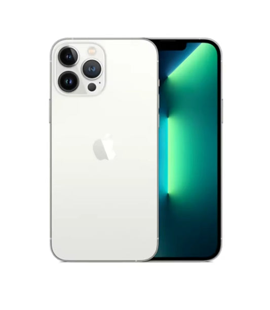 Apple iPhone 13 Pro Smartphone Facial Recognition Function Dust Water & Scratch Resistant HD Screen Super/Fast Charging (13 Pro Simple Set 128GB ROM) (White) Smartphone smp
