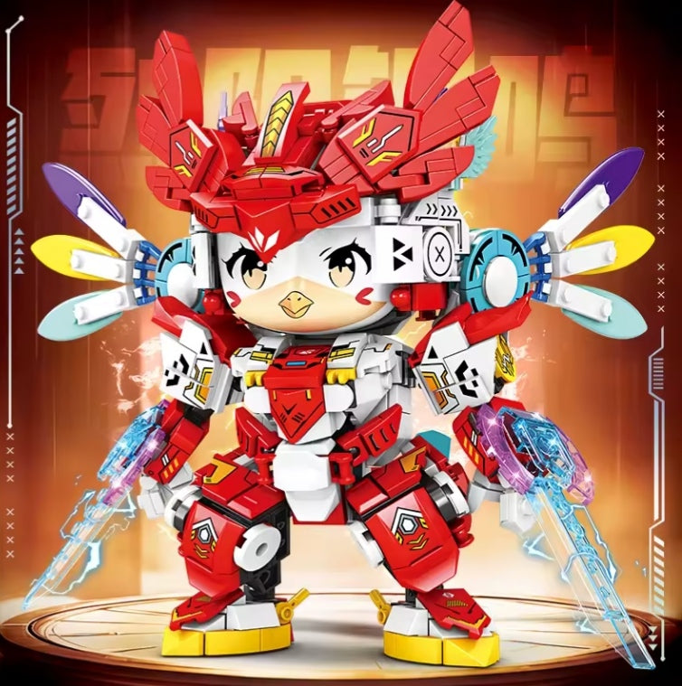 Robotic Rooster Building Blocks Set Toys tys bbs rbt dll