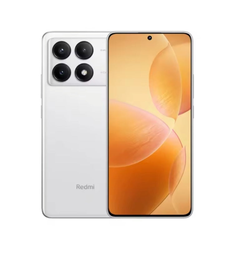 Xiaomi Redmi K70e 5G Chinese Version White Smartphone Dust Water & Scratch Resistant HD Screen Super/Fast Charging Smartphone (RAM 12GB+256GB ROM). smp