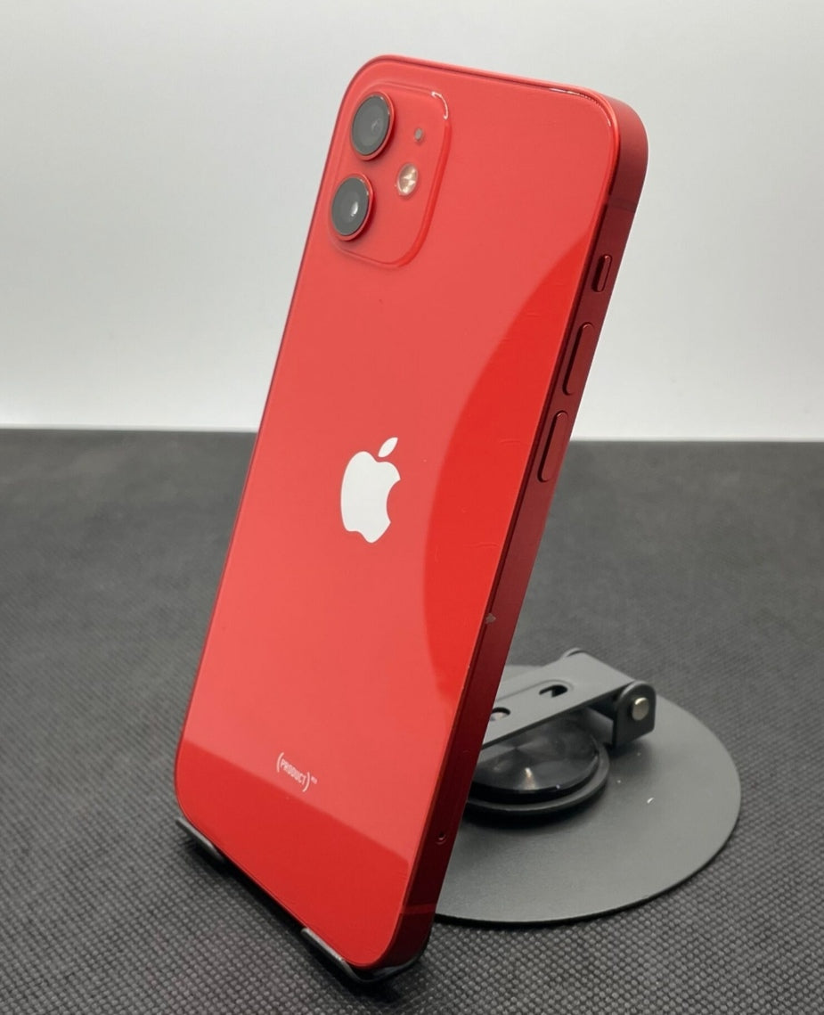 Apple iPhone 12 Mini Smartphone Facial Recognition Function Dust Water & Scratch Resistant HD Screen Super/Fast Charging (256GB ROM) (Red) Smartphone smp
