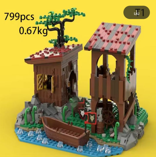 Medieval Castle Building Blocks Set Toys tys bbs