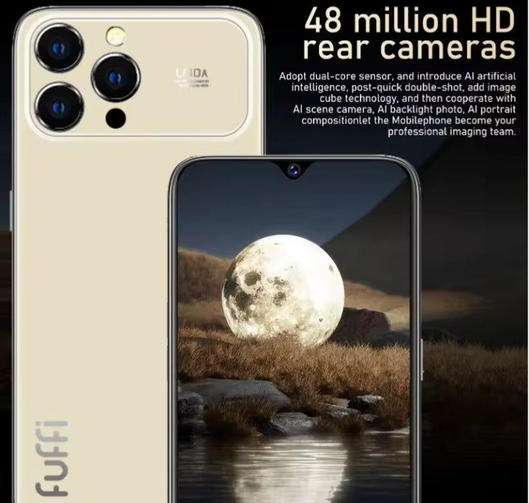 Global Vision 17 Pro Max 4G Android Smartphone 6.3inch HD Screen RAM 4GB+128GB ROM (Black) Smartphone smp