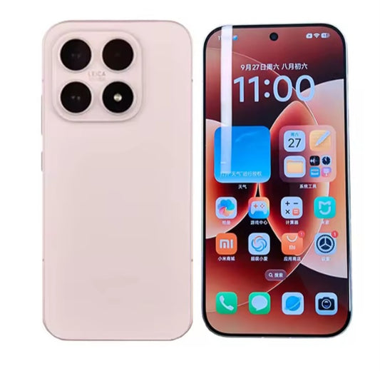 Xiaomi 17 Chinese Version Pink Smartphone Facial Recognition & Fingerprint Unlock Function Dust Water & Scratch Resistant HD Screen Super/Fast Charging (RAM 12GB+256GB ROM) Smartphone. smp