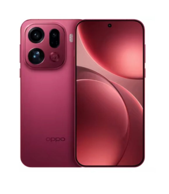OPPO Find X9 Pro. 5G Chinese Version Red Smartphone Dust Water & Scratch Resistant HD Screen Super/Fast Charging Smartphone (RAM 16GB+512GB ROM). smp