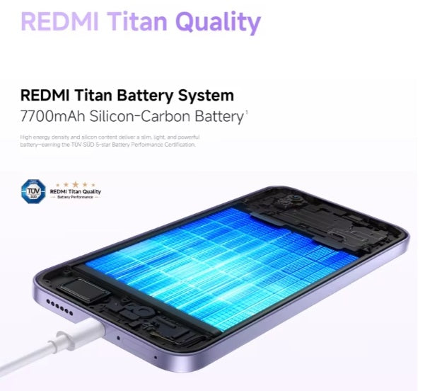 Xiaomi Redmi Note 17 5G Global Version Black Smartphone Dust Water & Scratch Resistant HD Screen Super/Fast Charging Smartphone (RAM 8GB+256GB ROM). smp