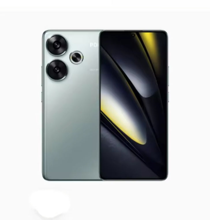 Xiaomi Poco F6 5G Global Version Green Smartphone Facial Recognition & Fingerprint Unlock Function Dust Water & Scratch Resistant HD Screen Super/Fast Charging (RAM 12GB+512GB ROM) Smartphone. smp