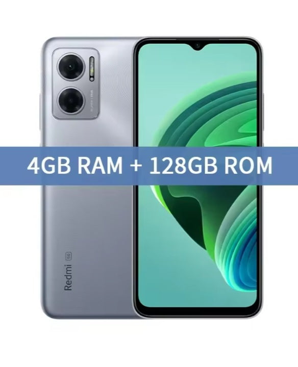 Xiaomi Redmi Note 11E 5G Global Version Silver Smartphone Dust Water & Scratch Resistant HD Screen Super/Fast Charging Smartphone (RAM 4GB+128GB ROM).smp