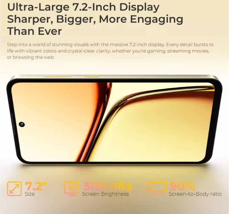 OUKITEL C69 Smartphone Global Version HD Screen Super/Fast Charging RAM 8GB+256GB ROM (Green) Smartphone smp