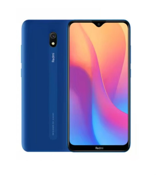Xiaomi Redmi 8A Global Version Blue Smartphone Facial Recognition & Fingerprint Unlock Function Dust Water & Scratch Resistant HD Screen Super/Fast Charging (RAM 4GB+64GB ROM) Smartphone + FREE Gift. smp