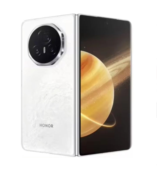 Honor Magic V3 5G Chinese Version White Smartphone Facial Recognition & Fingerprint Unlock Function Dust Water & Scratch Resistant HD Screen Super/Fast Charging (RAM 12GB+256GB ROM) Smartphone. smp