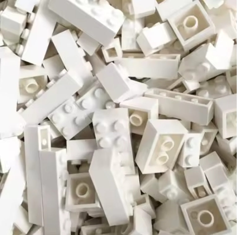 Classic White Building Blocks Set Toys tys bbs