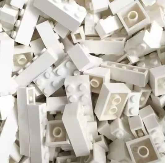 Classic White Building Blocks Set Toys tys bbs