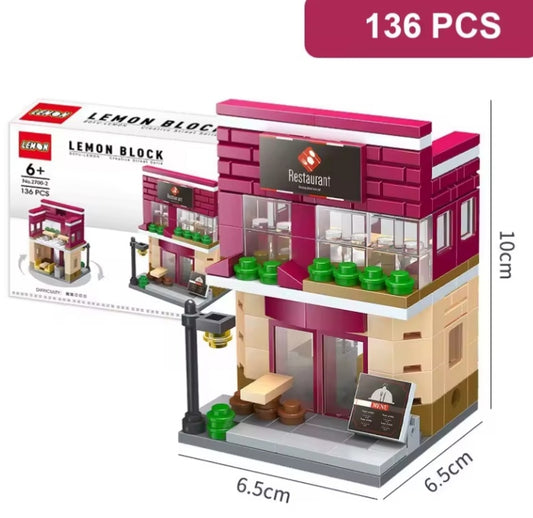 City Street Scene Building Blocks Set Toys tys bbs