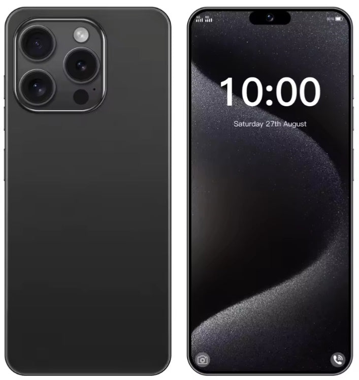 XS16 Pro HOT 2026 High Quality 7.3inch Global Edition Facial Recognition (Black) 16GB+1TB Android Smartphone smp
