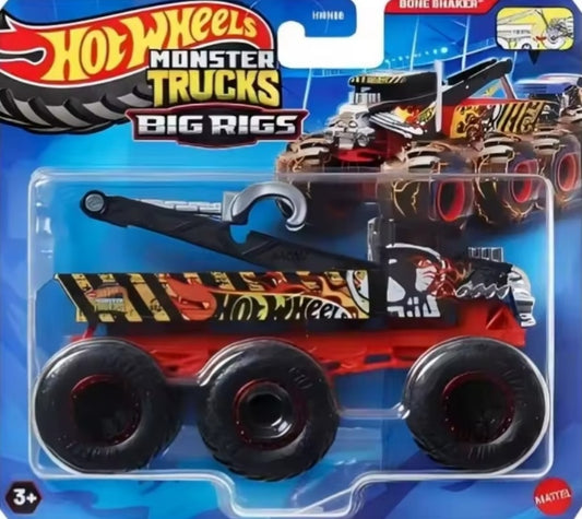 2025 Hot Wheels Monster Trucks Big Rigs "E-Bone Shaker" Toy Car tys crs
