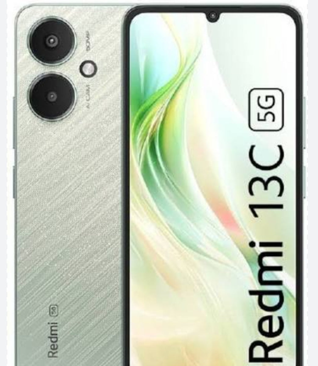 Xiaomi Redmi 13C 5G Global Version Randomly Selected Color Smartphone Facial Recognition & Fingerprint Unlock Function Dust Water & Scratch Resistant HD Screen Super/Fast Charging Smartphone (RAM 4GB+128GB ROM).smp