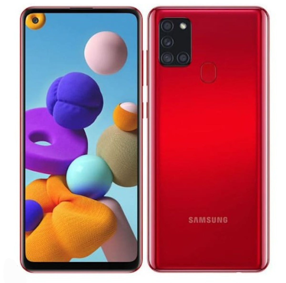 Samsung Galaxy A21s 4G Global Version Randomly Selected Color Smartphone Dust Water & Scratch Resistant HD Screen Super/Fast Charging Smartphone (RAM 4GB+128GB ROM). smp