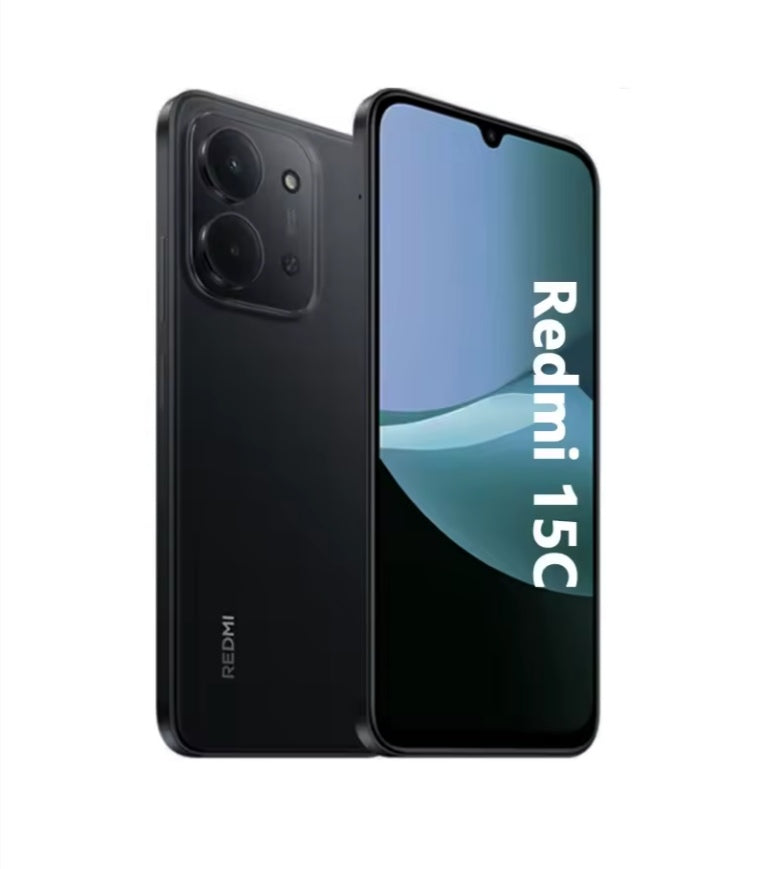 Xiaomi Redmi 15C Smartphone Global Version HD Screen Super/Fast Charging RAM 4GB+128GB ROM No NFC (Black) Smartphone smp