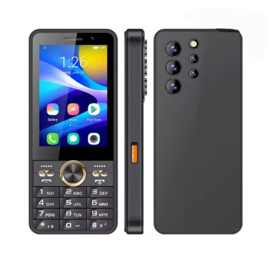 UNIWA HOPE XS24 4G Black Smartphone Dust Water & Scratch Resistant HD Screen Super/Fast Charging Smartphone. smp
