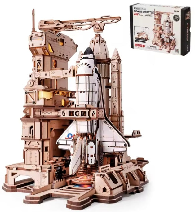 ROKR Space Shuttle Moving Rocket Launch Building Set tys bbs