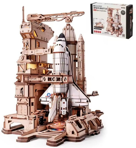 ROKR Space Shuttle Moving Rocket Launch Building Set tys bbs