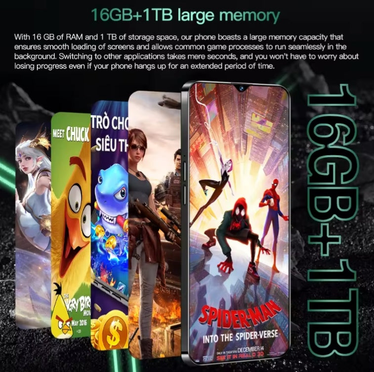 2025 New 5G Pova 6 Pro 7.3inch Android Global Edition 8GB+256GB (Black) Smartphone smp