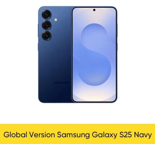 Samsung Galaxy S25 AI Global Version Waterproof Smartphone Snapdragon 8 6.2inch HD Screen RAM 12GB+256GB ROM (Navy) Smartphone smp